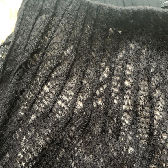 Zara NWT black wool blend flowy skirt 😍 - Picture 5 of 7